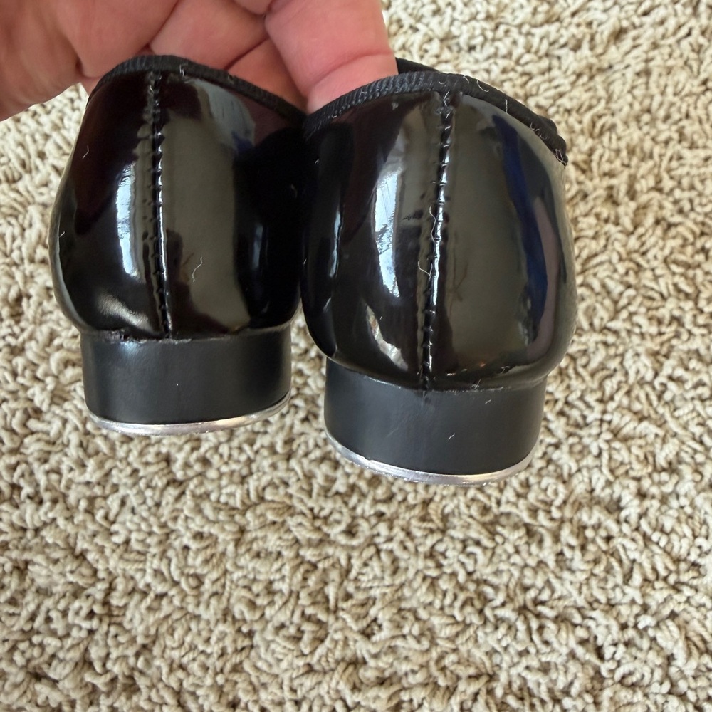 Dance Class Tap Shoes Little Girls Size 6.5 Maryjane Style Black G9 - Picture 5 of 10